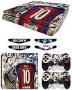 Elton Soccer Theme 3M Skin Sticker Cover for PS4 Sl.im Console and Controllers Full Set Console Decal Stickers for Front & Back 4 Led bar Decal +2 Controller Decal Cover [Video Game]