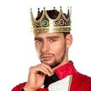 Hat King Crown Mens Fancy Dress Nativity Medieval Book Day Adult Costume Accessory