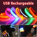 Night Armband LED Light USB Rechargeable Safety Belt Arm Leg Warning Wristband