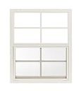 Shed Window 18" W x 23" H, Flush Mount White for Sheds, Playhouses, and Chicken Coops 1 PK (W1823W-BX1)