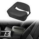 NLQR Center Console Lid Armrest Cover Black Compatible with Chevy Silverado GMC Sierra 2007 2008 2009 2010 2011 2012 2013 2014
