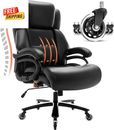 Big & Tall 400lbs Office Chair - Ergonomic High-Back Desk Chair with Lumbar Supp