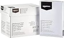 Amazon Basics Multi-purpose Copy Printer Paper, A4 80 gsm, 2500 Count (Pack of 5), White