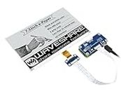 Waveshare 7.5 inch E-Paper Display Hat Module V2 Kit 800x480 Resolution 3.3v/5v E-Ink Electronic Screen with Embedded Controller SPI Interface Compatible with Raspberry Pi/Jetson Nano/Arduino/STM32