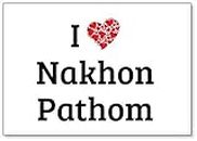 Mundus Souvenirs - J'adore Nakhon Pathom, Aimant de réfrigérateur (désign 2)