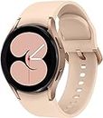 Samsung Galaxy Watch4 BT, Runde Bluetooth Smartwatch, Wear OS, dreh-Bare Lünette, Fit-nessuhr, Fitness-Tracker, 40 mm, Pink Gold (Deutche Version)