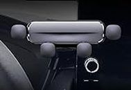 LECREA Support Téléphone Voiture pour Honda ZRV/HRV 2022, Support de Téléphone Portable Universel pour Voiture, 360° Rotation Souple, Voiture Accessoires,A Grey