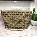 Michael Kors Jet Set Large Chain Women Shoulder Tote - Gold Very Good Condition