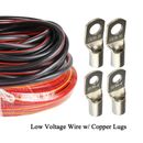 Kit de cables de alimentación de batería automotriz con lengüetas de cable de cobre calibre 2 camión solar 24 V