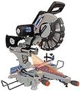King Canada 8390N 12-Inch Sliding Dual Compound Miter Saw with Twin Laser, Grey
