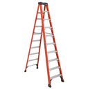 Louisville Ladder, 10 Ft, Fiberglass Step Ladder, Type Iaa, 375 Lb Load Capacity, Fs1410hd Fiberglass in Orange | 29 W x 7 D in | Wayfair