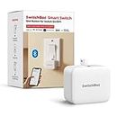 SwitchBot Smart Switch Button Pusher - No Wiring, Wireless App or Timer Control, Add SwitchBot Hub Mini to Make it Compatible with Alexa, Google Home, IFTTT (White)