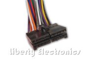 New 20 Pin AUTO STEREO WIRE HARNESS PLUG for JENSEN VX7022 Player