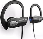 TREBLAB XR500 Bluetooth Headphones, Best Wireless Earbuds for Sports, Running Gym Workout. 2018 Updated Version. IPX7 Water Resistant, Sweatproof, Secure-Fit Headset. Noise Cancelling Earphones w/Mic