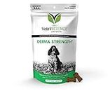 VETRISCIENCE Derma Strength Allergy Dog Chews for Itchy Skin and Immunity with Omega 3, 70 Soft Chews - Supports Healthy Skin and Coat for Dogs and Seasonal Allergies