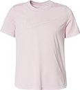 Nike' Girl's Regular Shirt (DD7639-663_Pink Foam/LT Smoke Grey Medium)