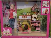 Barbie Sweet Orchard Farm Playset With Barn & 10 Farm Animals Brand New in Box