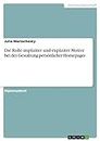 Die Rolle impliziter und expliziter Motive bei der Gestaltung persönlicher Homepages (German Edition)