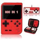 Retro Game Console - Handheld Game Console Comes with Protective Shell, 3.0 Inch Screen 800 Classical FC Games,Gameboy Console Support for Connecting TV & Two Players Ideal Gift for Kids