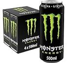 MONSTER ENERGY Original - Bebida energética - Pack de 4 latas 500 ml