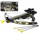 Kamsons Crossbow Toy Sniper And Soft Foam Bullet With Manual Launch Bow Arrow Set For Kids|Multicolor