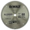 DEWALT DW03230 12'' 80T Circular Saw Blade for cutting Aluminum