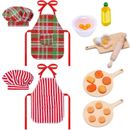 Christmas Elf Accessories Mini Elf Doll Baker Outfit Set Include Novel Style
