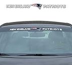 FANMATS NFL - New England Patriots Sun Stripe Windshield Decal 3.25 in. x 34 in.