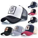 Mesh Baseball Hat Breathable Snapback Cap Adjustable Animal Farm Trucker Hip