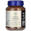 M&S Gold Decaf Instant Coffee medium roast 3 100g (Imported)