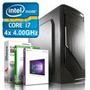 Intel Core i7 4790 Computer Business PC • 8GB • 256GB SSD Windows 10 USB 3.0 PC