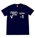 Quirkipedia Complex Numbers Math Science Tshirts, Nerd Tshirts, Geeky Mens Tshirts Halfsleeve Tshirts, XL Navy Blue