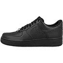 Nike Mens Air Force 1 Basketball Shoe, Black/Black, 10.5