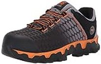 Timberland PRO Men's Powertrain Sport Alloy Safety Toe SD+ Industrial Boot, Black/Grey/Orange, 7 W US