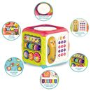 6 in 1 Activity Cube Kids Educational Multipurpose Baby Learning Toys Gift New