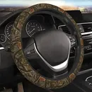Forest Camouflage Steering Wheel Cover Neoprene Universal 15 Inches Car Steering Wheel Protector for