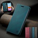 Leather Flip Case For iPhone 12 15 Pro Max SE 7 8 Plus XR Magnetic Wallet Cover