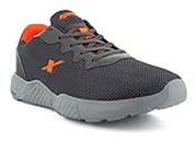 Sparx Men SM-648 Dark Grey Neon Orange Sports Shoes
