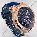 Michael Kors MK8295 Dylan Blue Silicone Strap Blue Dial Casual Men's Watch