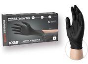 Primer guante negro nitrilo ligero guantes desechables industriales 3 mil, sin látex