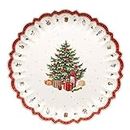 Villeroy & Boch Toy’s Delight Serving Platter by - Perfect for Christmas Cookies and Holiday Treats -Premium Porcelain - Dishwasher Safe - 17.5 Inches