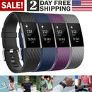 4 PACK For Fitbit Charge 2 Band Replacement Wristband Silicone Fitness Small