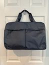 Lipault City Plume Bag Carry On Luggage Weekender - Steel Blue Nylon - NWT