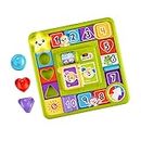 Fisher-Price Pretend Board Game Baby Toy with Lights and Smart Stages Learning Content, Laugh and Learn Puppy’s Game Activity Board, UK English Version, HRB76