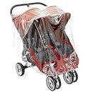 1STOPBABYSTORE Universal Twin Rain Cover for Baby Jogger Mini and GT Double