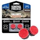 KontrolFreek Call of Duty: Vanguard Thumbsticks for Playstation 4 (PS4) and Playstation 5 (PS5) | 2 High-Rise, Hybrid| Red/Black