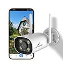 Camate Knight 4G 3MP Sim Based Wireless Outdoor Bullet CCTV Camera for Home, Office, Remote Area and contruction site | Waterproof | Two-Way Talk | Supports 256 GB SD Card
