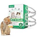 IDUCEN 4 Pack Collar for Cats,Waterproof Adjustable Safety Cat Collars，24 Month Protection Collar，Medium and Large Cats