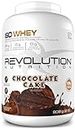Revolution Nutrition, Iso Whey, Protein Powder, 100% Isolate, Premium Formula, Gluten Free, Low Carb, Promoting Lean Muscle Growth in Men & Women, 28g Of Protein Per Scoop, 908g, 27 Servings (Chocolate Cake, 2 Pound)