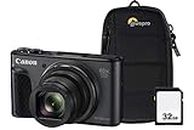 Canon PowerShot SX730 HS Camera Kit with 32 GB SD Card and Case - Black,1791C011AA 32GBCASE